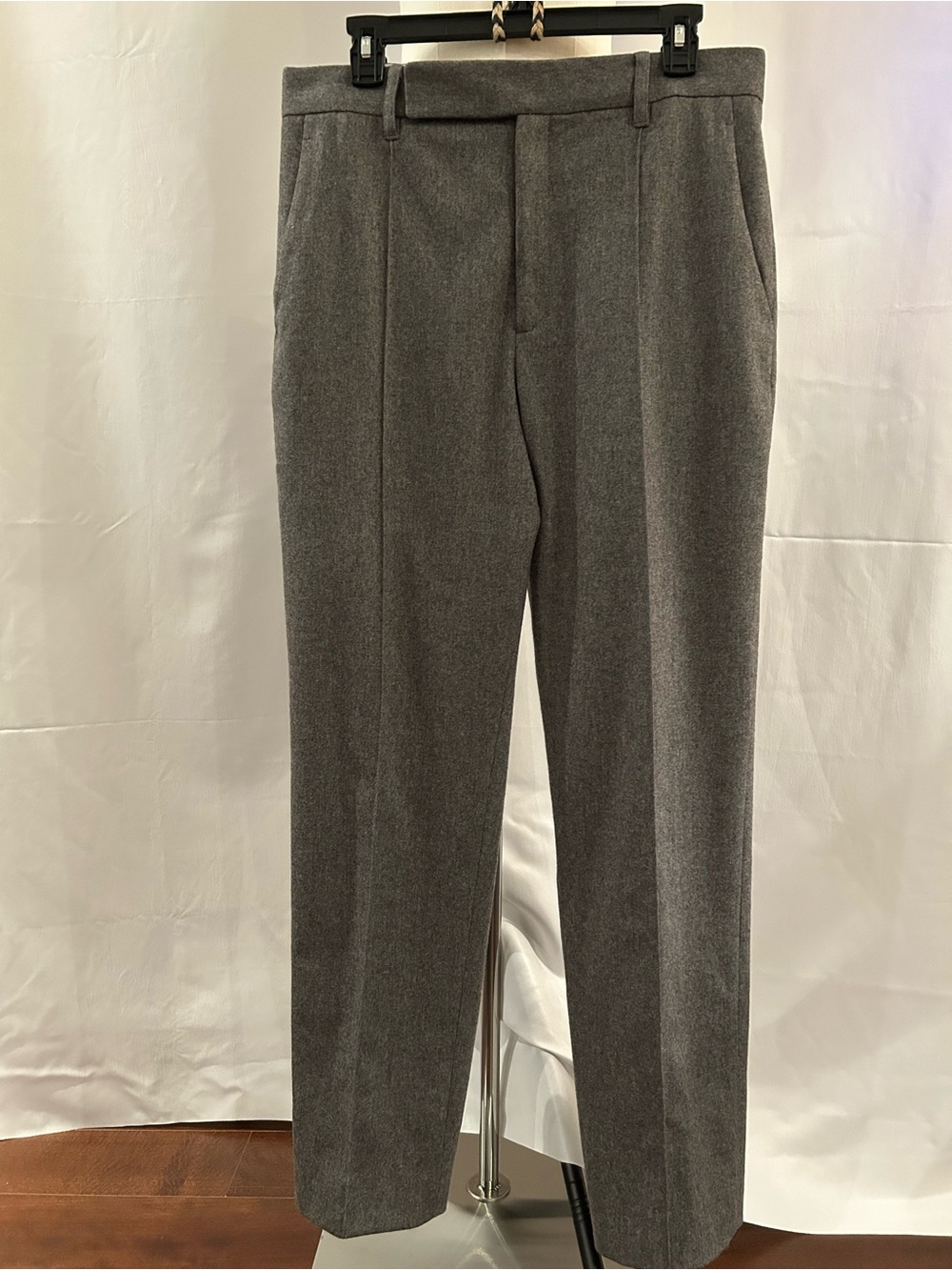 Maria McManus Gray Single Pleat Trousers